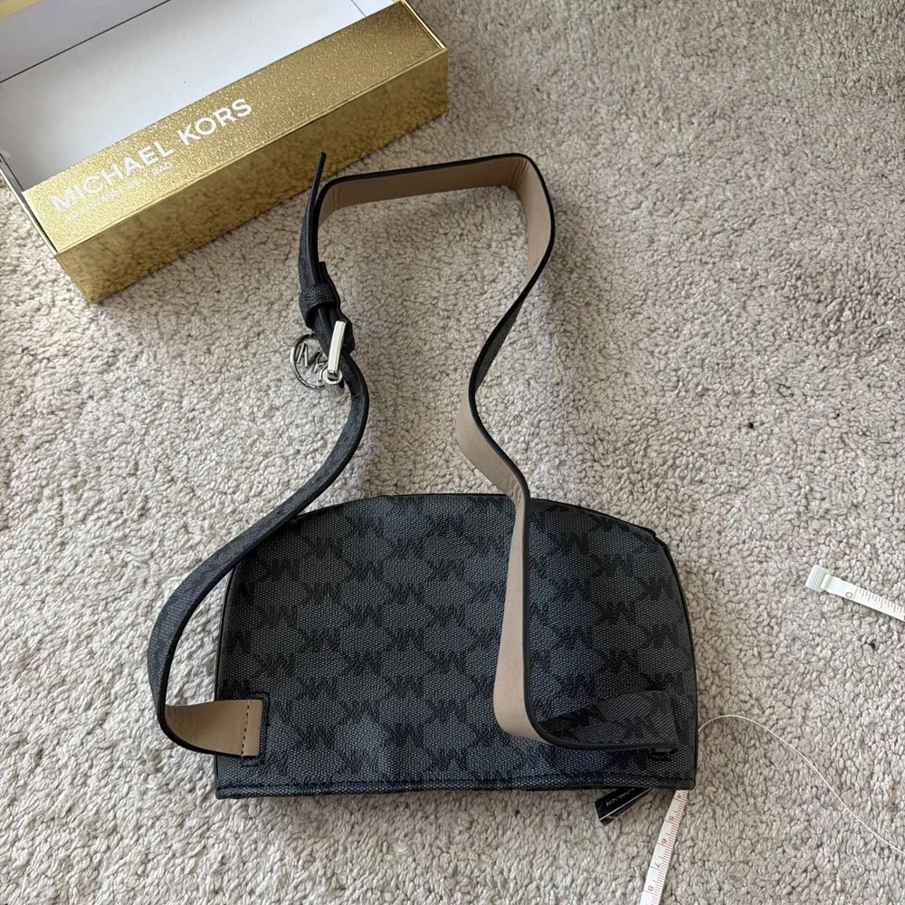 Michael Kors Logo Women's Belt Bag Black L/XL New In Box